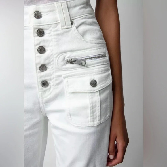 Zadig & Voltaire Eyes Eco Jeans in white - Picture 3 of 6
